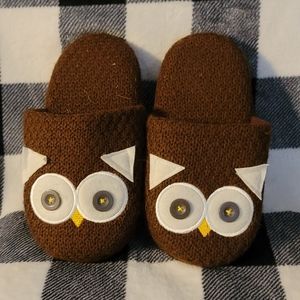Girls owl slippers size small